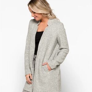 Gray Women's Sweater Cardigan